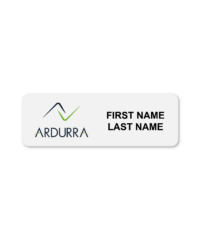 Full Color Metal Name Badge 1"X3"