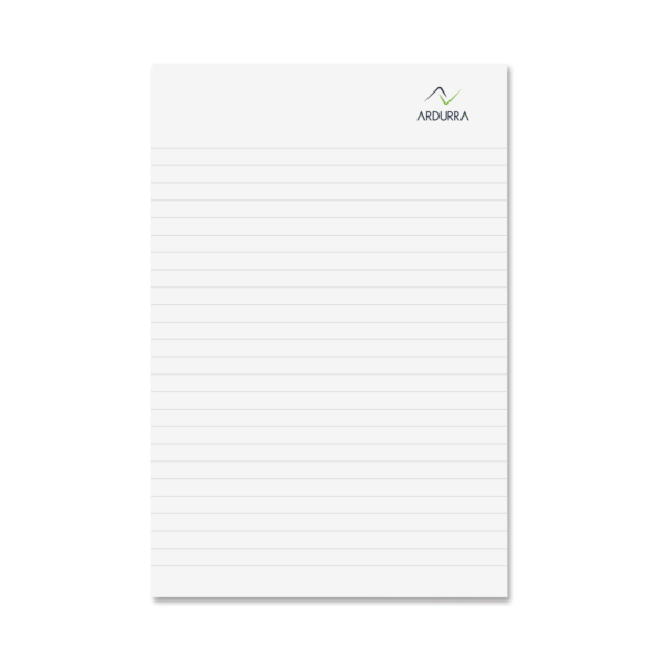 Lined Notepad Half | Pack of 20 units